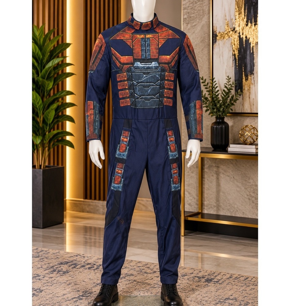 Spirit Halloween Bloodsport Costume Jumpsuit Suicide Squad Adult L